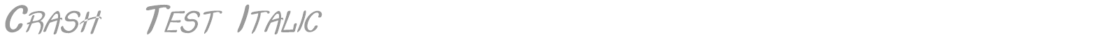 Crash Test Shadow font preview